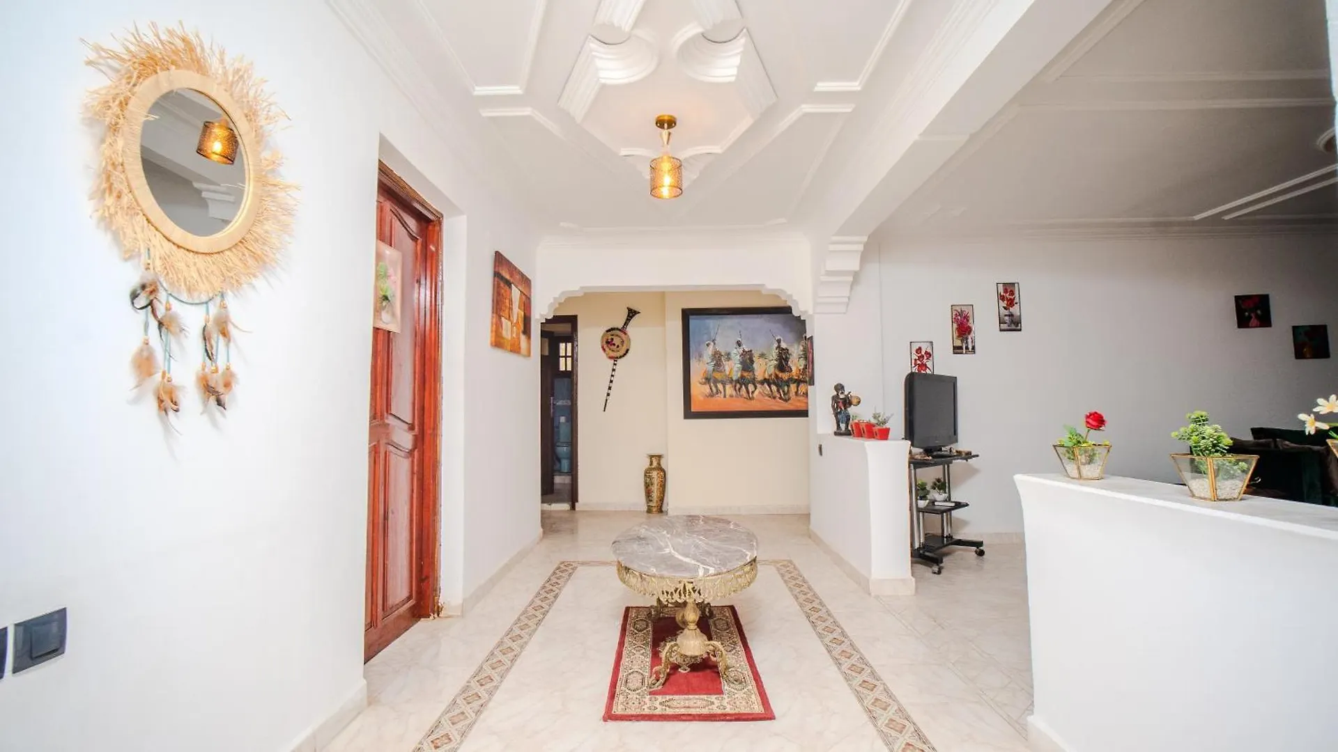 דירה מרקש Etage Villa Avec Jardin Et Piscine Prive