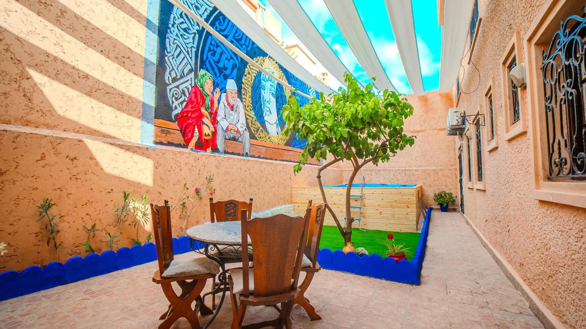 דירה מרקש Etage Villa Avec Jardin Et Piscine Prive